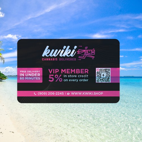 VIP membership card for a cannabis delivery service Réalisé par Brandmaker artist