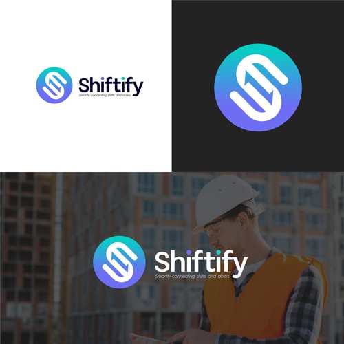 Minimalist and modern logo design for modern work shift management application Design by Dreamdesign007