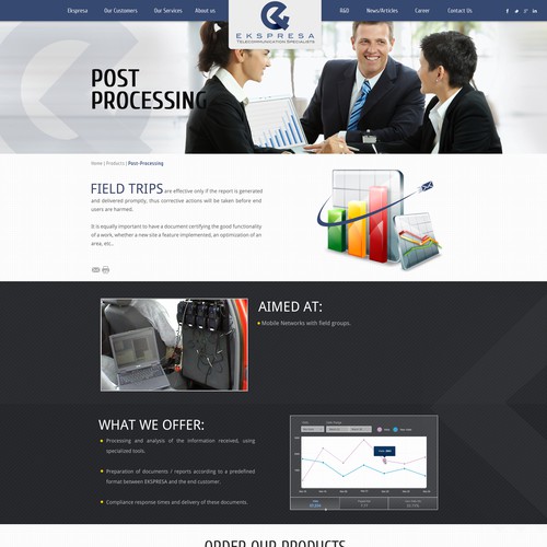 Parallax Website Design Wanted for Ekspresa Diseño de DezignLAB