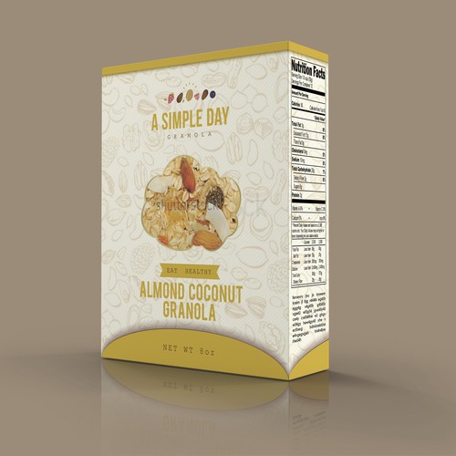 A Simple Day Granola Box Design Design by ilonaGi