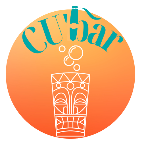 Tiki Bar logo - Rum, Cocktails & Cigars. Design by heyAlex92