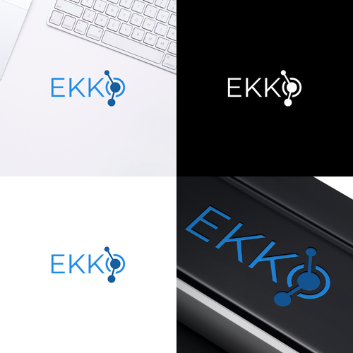 SIMPLE LOGO - ekko Letters then dm after Design by oliveglobal