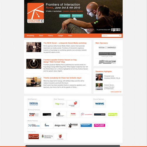 Powerful Technology Conference Website Design by berk