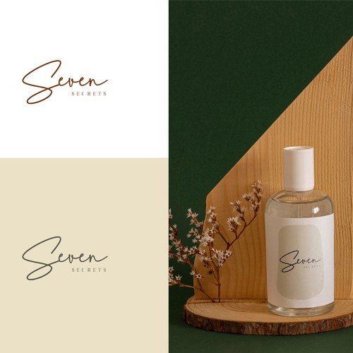 Logo Design for luxurious massage oil brand "Seven Secrets" Design by NajninD