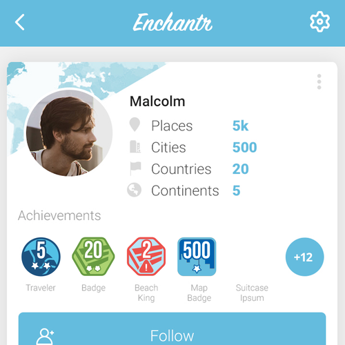 Travel Badges/Achievements Design by suthemeny