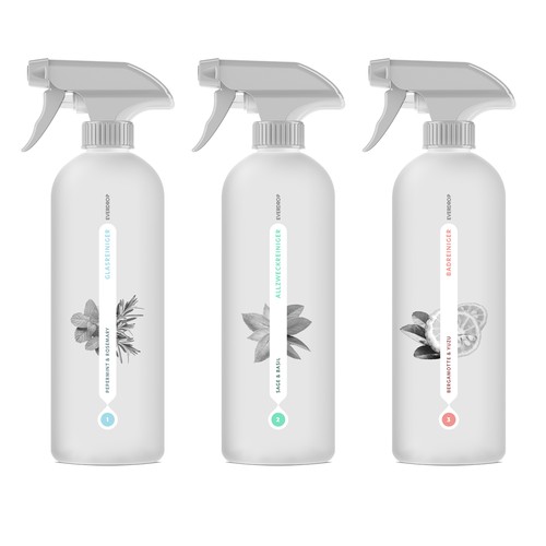 gs-designsさんのPremium Spray Bottle and Packaging for Cleaning Suppliesデザイン