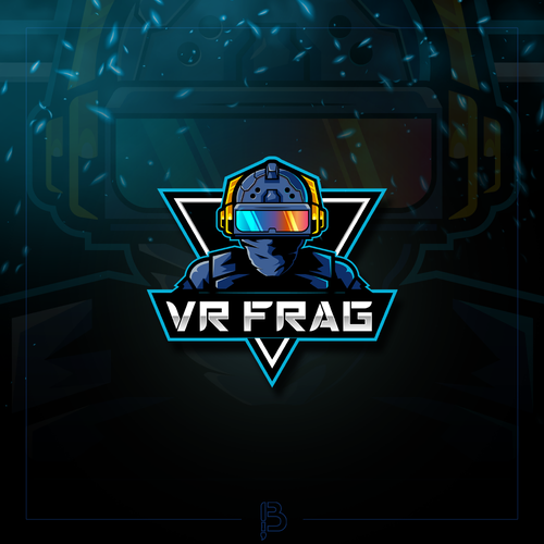 VR shooter played at large space VR arcades is looking for a logo. Design by Butryk