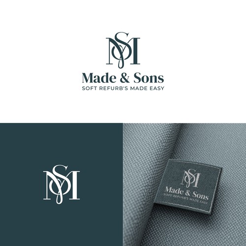 Luxury Meets Ease: Logo & Card Design for Made & Sons Design by Razades Studio
