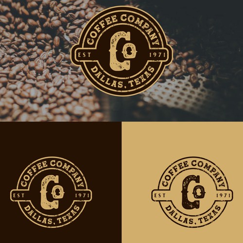 Coffee Company - Open since 1971, ORIGINAL COFFEE ROASTERS OF DALLAS Design by S U T A ™