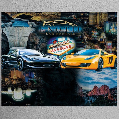 exotic car picture/destination wall poster! Design by Nikola Dimeski