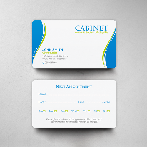 Business card contest entry by chandrayaan.creative