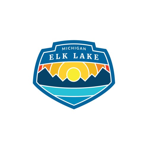 Design a logo for our local elk lake for our retail store in michigan Diseño de feliks.id