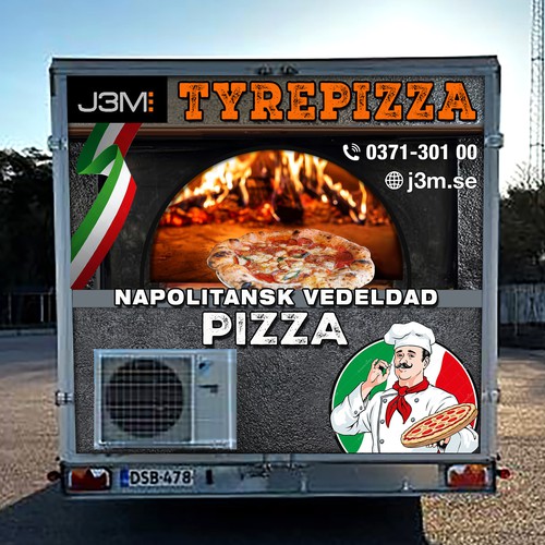 PIZZA trailer - be creative! Design by LY RA