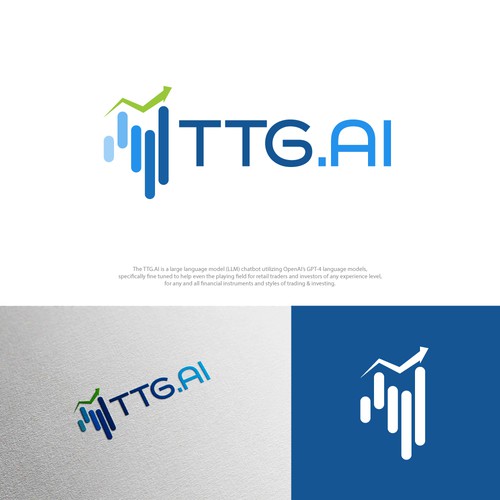 AI Financial Technology Logo Design by CreCreature