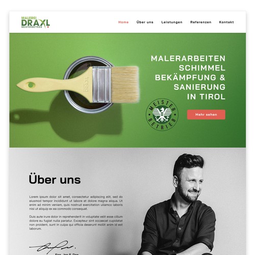 Web page design contest entry by Agente Criativo