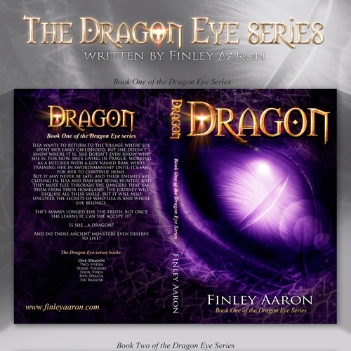 Book Covers for the first 3 books in my YA urban fantasy series, Dragon Eye—more books to come! Design von lira⚡️