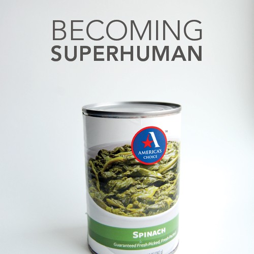 "Becoming Superhuman" Book Cover Ontwerp door bconnor
