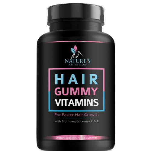 Nature's Nutrition needs a Gummy Vitamins black label Design by agooshe
