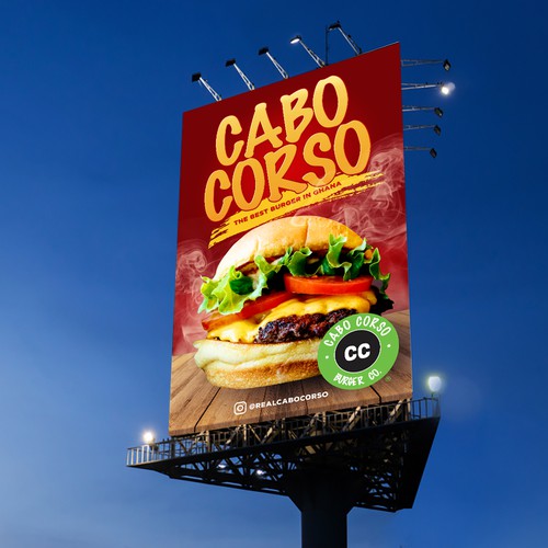 Billboard for Burger Company Design by Andy William