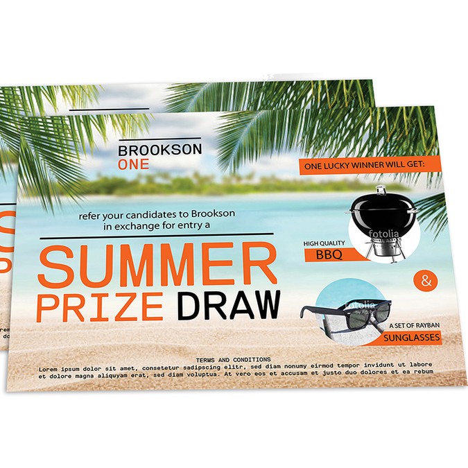 Summer Prize Draw Flyer