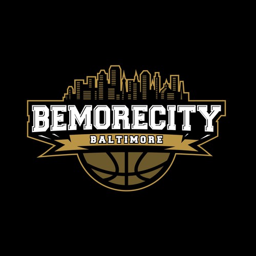 Basketball Logo for Team 'BeMoreCity' - Your Winning Logo Featured on Major Sports Network Design by danieltriyasa