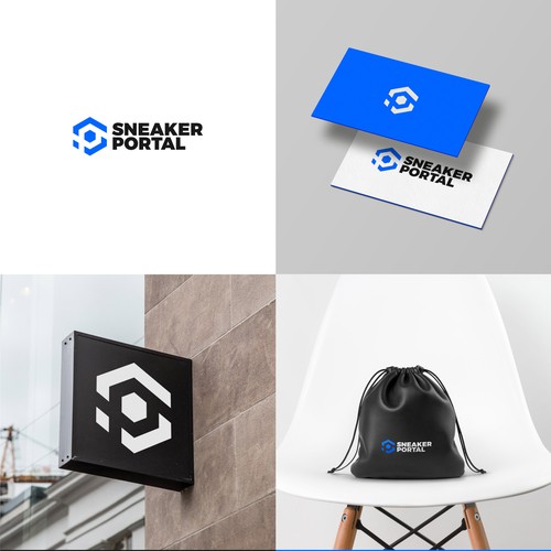 sneaker resale store workflow automation software - modern tech logo design Design by frahmantoni