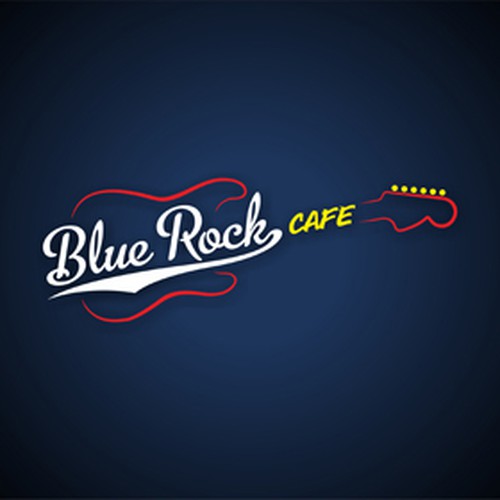 logo for Blue Rock Cafe Diseño de dundo