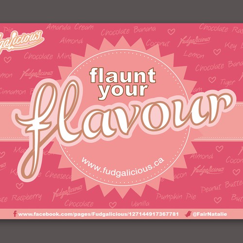 Designs | Flaunt Your Flavour! Create a Postcard for a fudgalicious ...
