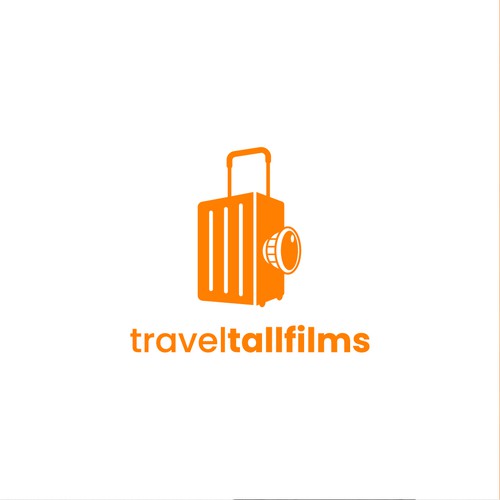 Minimalist logo for what I do: create travel films in vertical format. Design by FASVlC studio