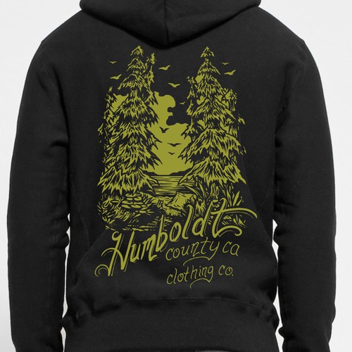 Humboldt Clothing Company needs original pen and ink style hoodie design Design by BRTHR-ED