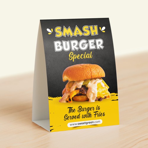 Smash Burger Marketing Materials Design by DezinDragonz