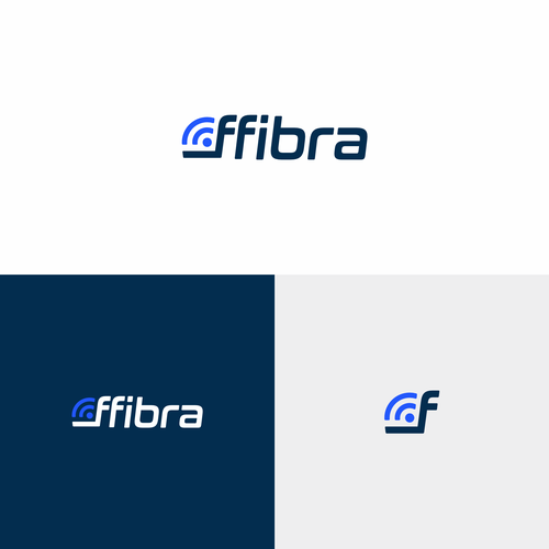 Logo for Fiber Internet Provider Design by Delmastd