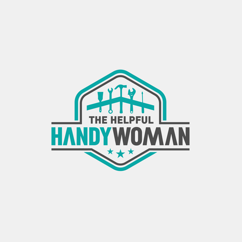 We need a design for our handywoman business that mixes masculine and feminine. Design by XarXi