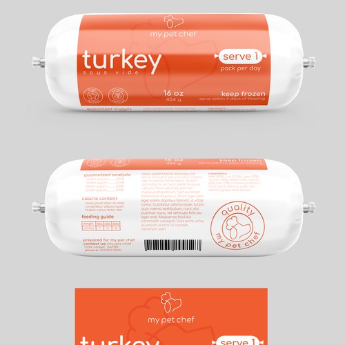 Premium Fresh Dog Food Design by Totoya