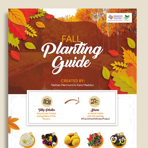Fun Fall Festive Planting Guide Needed for University In Texas Design von Hybrid Design Studio