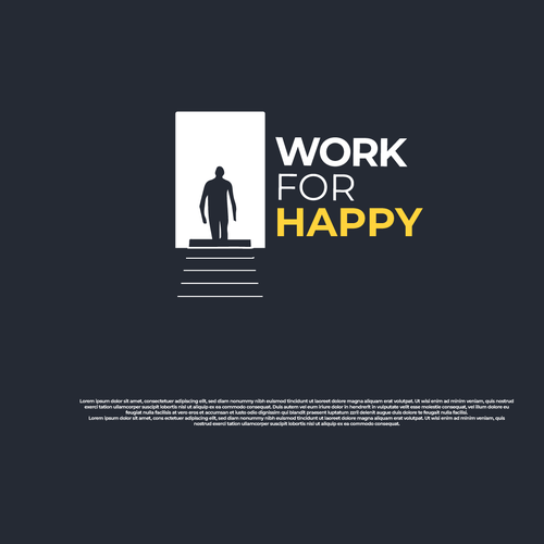 We need a fun and engaging Podcast logo for a Pod about happiness in work and life Design by Hbsag+