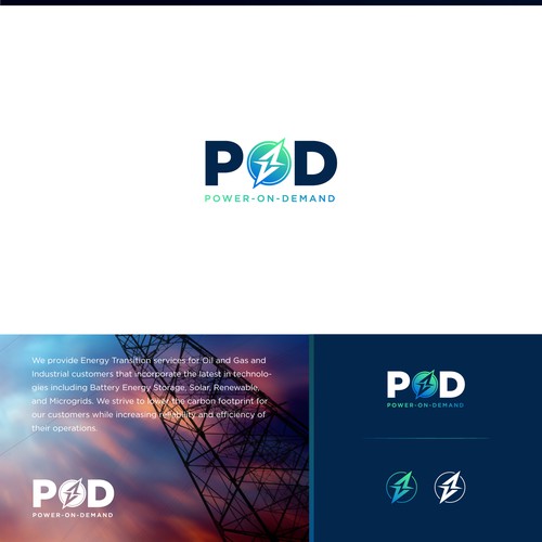 Energy Transition Company electrifying operations sustainably Design by Reza007