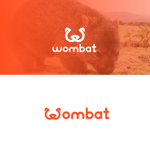 We need a clean, serious and sincere logo for our new App "Wombat" Design by logorilla™