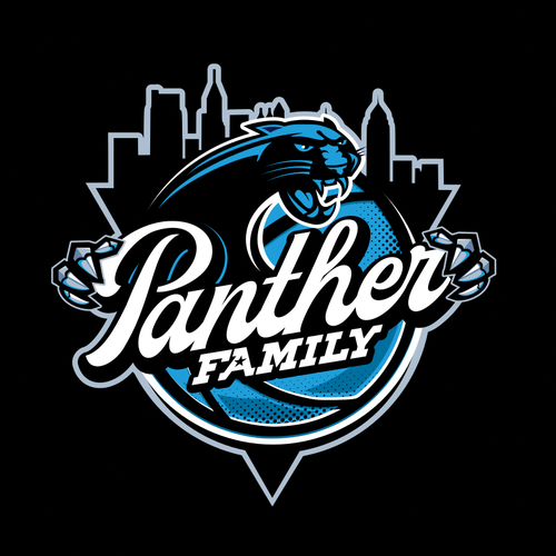 Basketball Logo for Team 'Panther Family' - Your Winning Logo Featured on Major Sports Network Design réalisé par bomba