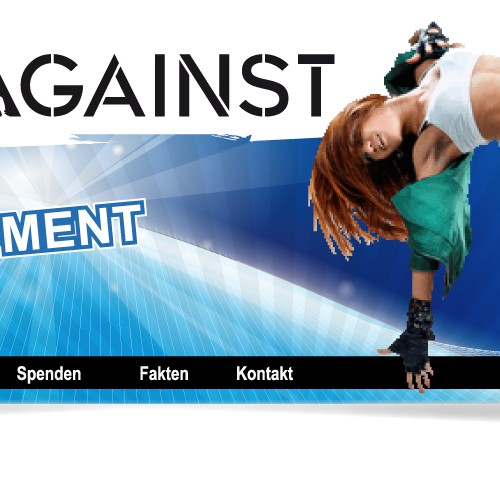 Web page design contest entry by NANOSstylz