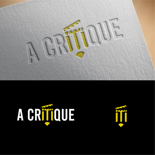 What would a film critique logo look like? Design by Big Pine Design