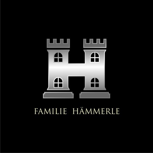 Stilvolles, modernes Familien-Wappen oder Familien-Logo für die Familie ...