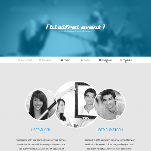 Web page design contest entry by Lance Freebird