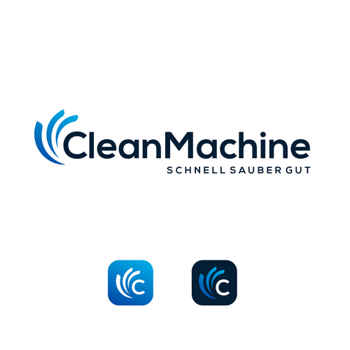 CleanMachine / Logo for Car and Plane Detailing Design by Elzaka