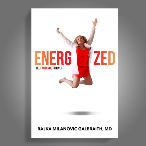 Design a New York Times Bestseller E-book and book cover for my book: Energized Diseño de Mr.TK