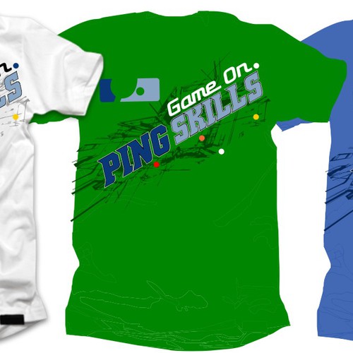 Design the Official T-Shirt for PingSkills Diseño de Crzzna
