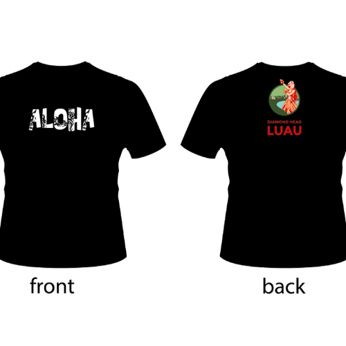 Create A Shirt Souvenir For The Hottest Luau In Hawaii Design réalisé par Janzi