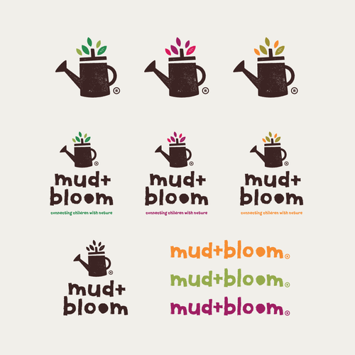 Design a fun, ethical and wholesome looking logo for Mud & Bloom Design por thisisremedy