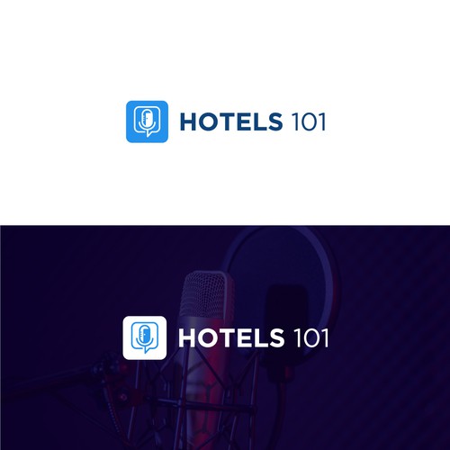 Create a logo for a podcast called - Hotels 101 - incorporate a hotel in the logo Design by Maverick_Design