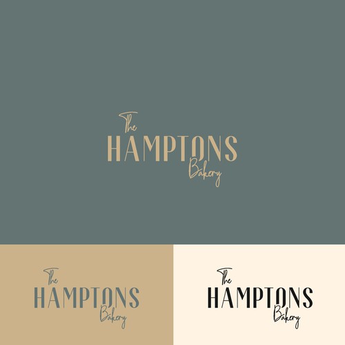 The Hamptons Bakery Logo Design by MDSTUDIOS.™